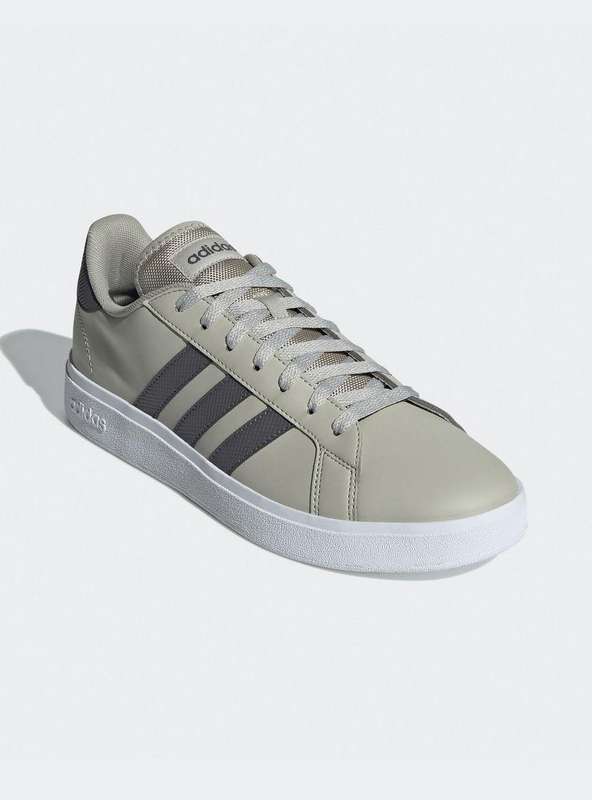 adidas Men`s Grand Court Base 2.0 Beige/ White ID3026 Size UK 10 (SA 10)