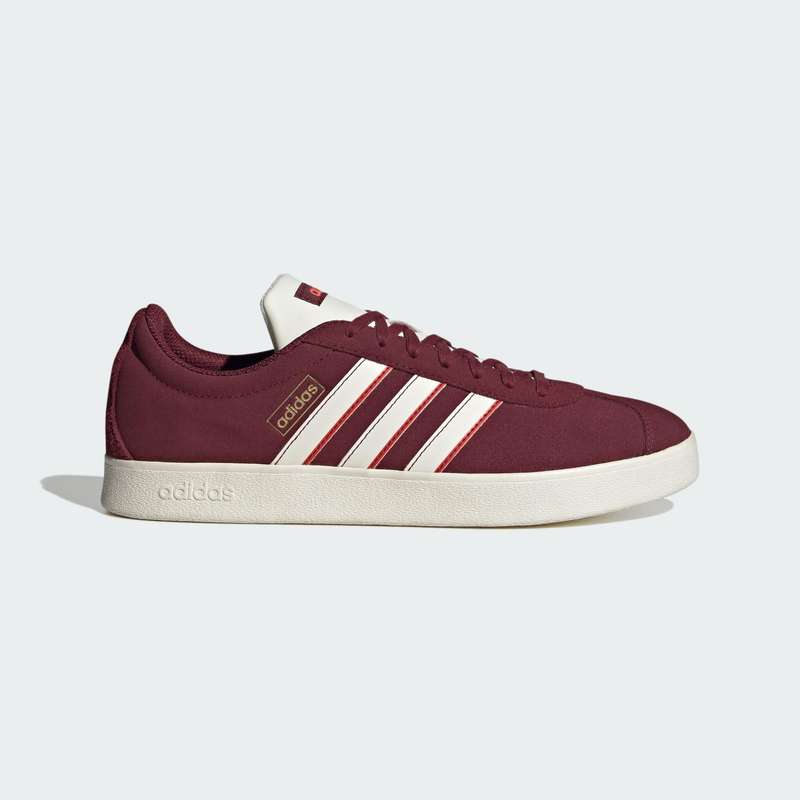 adidas Men`s VL Court 2.0 Shadow Red/ White IF7555 Size UK 9/10 (SA 9/10)