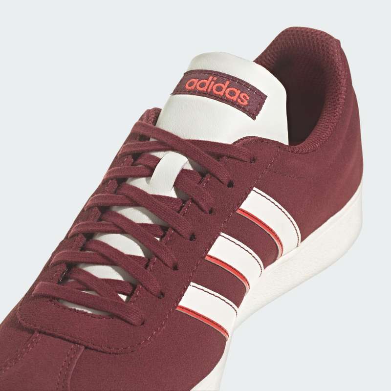 adidas Men`s VL Court 2.0 Shadow Red/ White IF7555 Size UK 9/10 (SA 9/10)