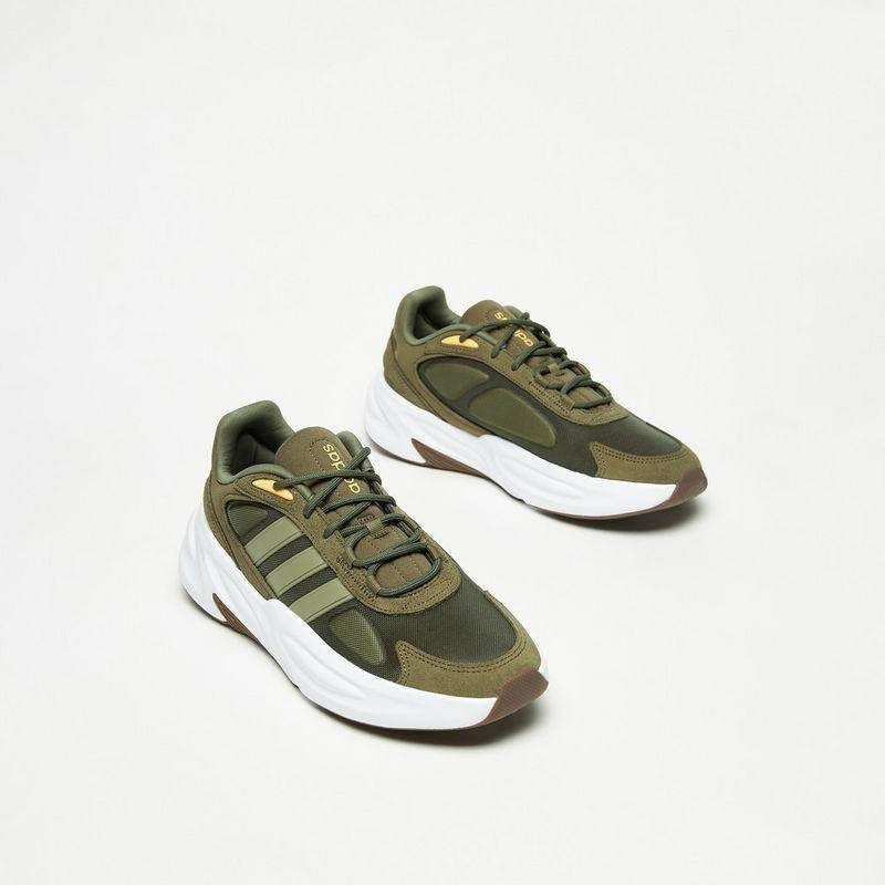 adidas Men's Ozelle Cloudfoam Khaki Green/ Cloud White IG5983 Size UK 10 (SA 10)