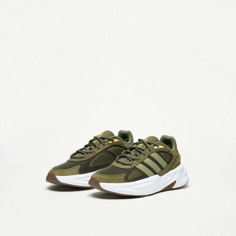adidas Men's Ozelle Cloudfoam Khaki Green/ Cloud White IG5983 Size UK 10 (SA 10)