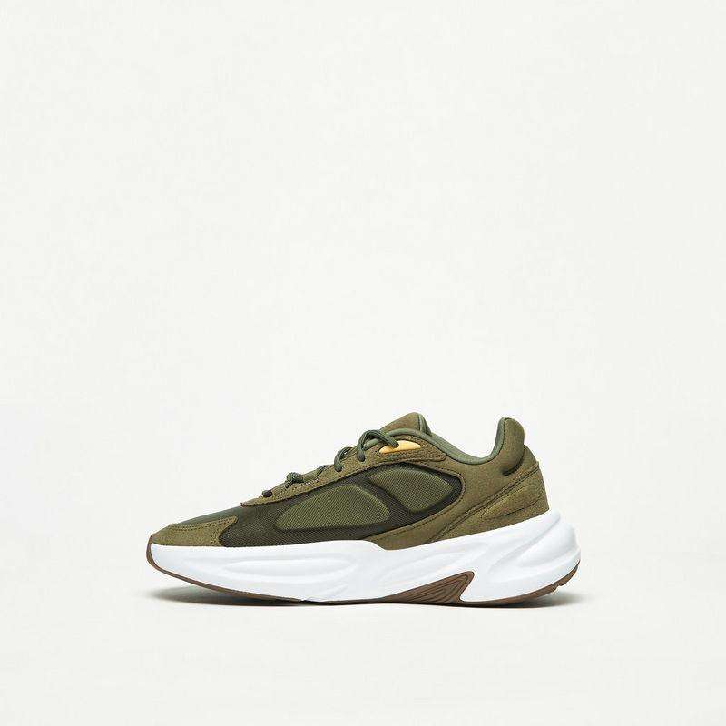 adidas Men's Ozelle Cloudfoam Khaki Green/ Cloud White IG5983 Size UK 10 (SA 10)