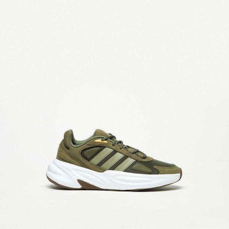 adidas Men's Ozelle Cloudfoam Khaki Green/ Cloud White IG5983 Size UK 10 (SA 10)