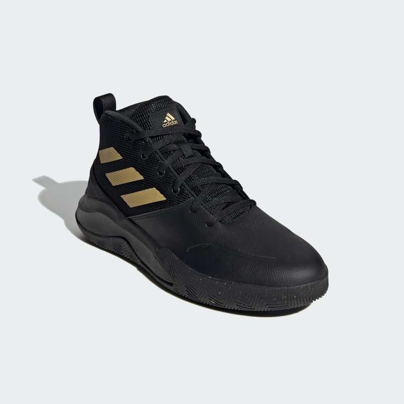 adidas Men`s Own the Game Core Black / Matte Gold FW4562 Size UK 10 (SA 10)