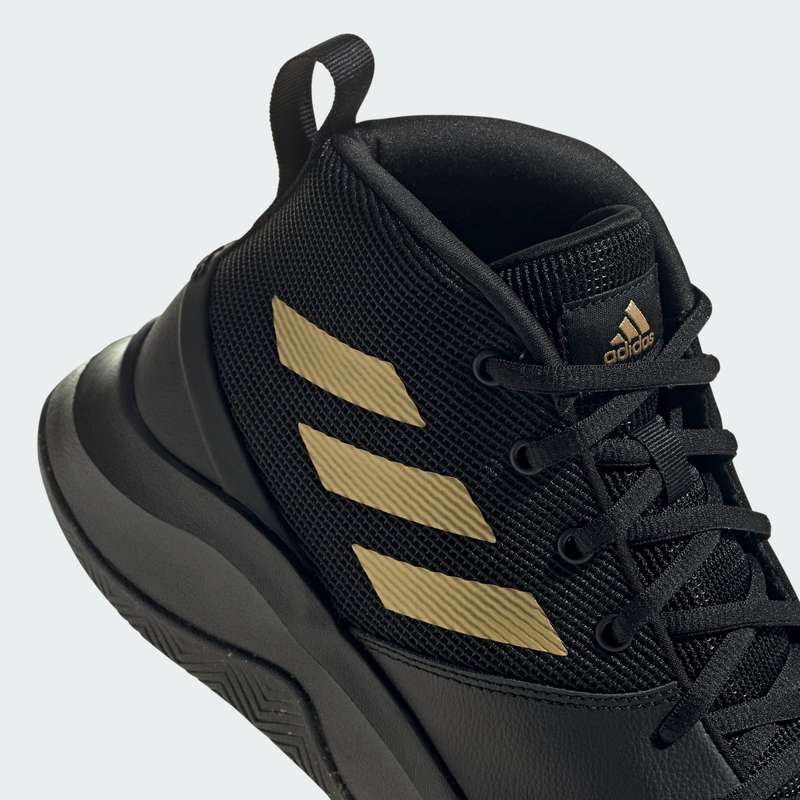 adidas Men`s Own the Game Core Black / Matte Gold FW4562 Size UK 10 (SA 10)