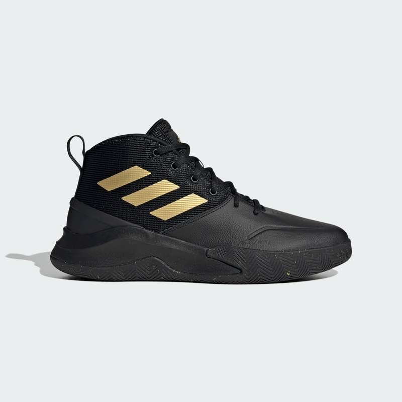adidas Men`s Own the Game Core Black / Matte Gold FW4562 Size UK 10 (SA 10)