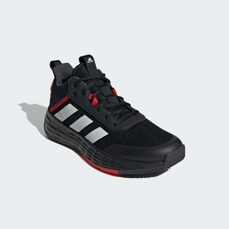 adidas Men`s Own the Game Core Black / White/ Carbon Red H00471 Size UK 8 (SA 8)