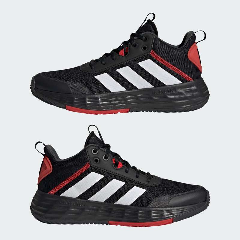 adidas Men`s Own the Game Core Black / White/ Carbon Red H00471 Size UK 8 (SA 8)