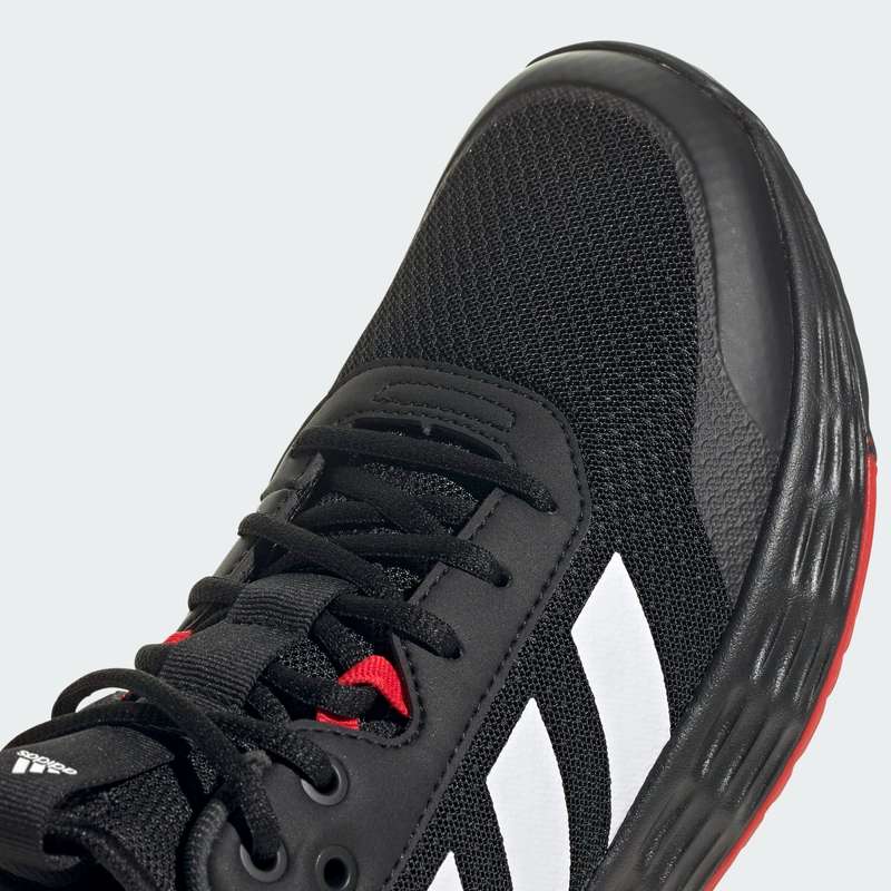 adidas Men`s Own the Game Core Black / White/ Carbon Red H00471 Size UK 8 (SA 8)