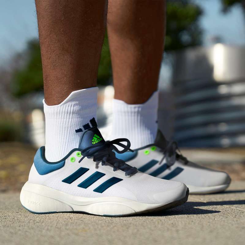 adidas Men`s Response Dash Grey / Shadow Navy / Solar Green GV9532 Size UK 9/11 (SA 9/11)