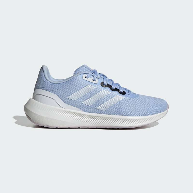 adidas Women's Runfalcon 3.0 Blue Dawn/ Zero Metalic/ Silver Dawn HP7555 Size UK 6 (SA 6)