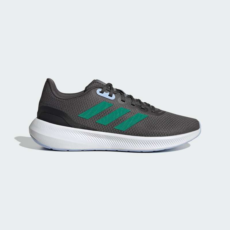 adidas Men`s Runfalcon 3.0 Cloudfoam Low Running Grey Six/ Court Green HP7552 Size UK 11 (SA 11)