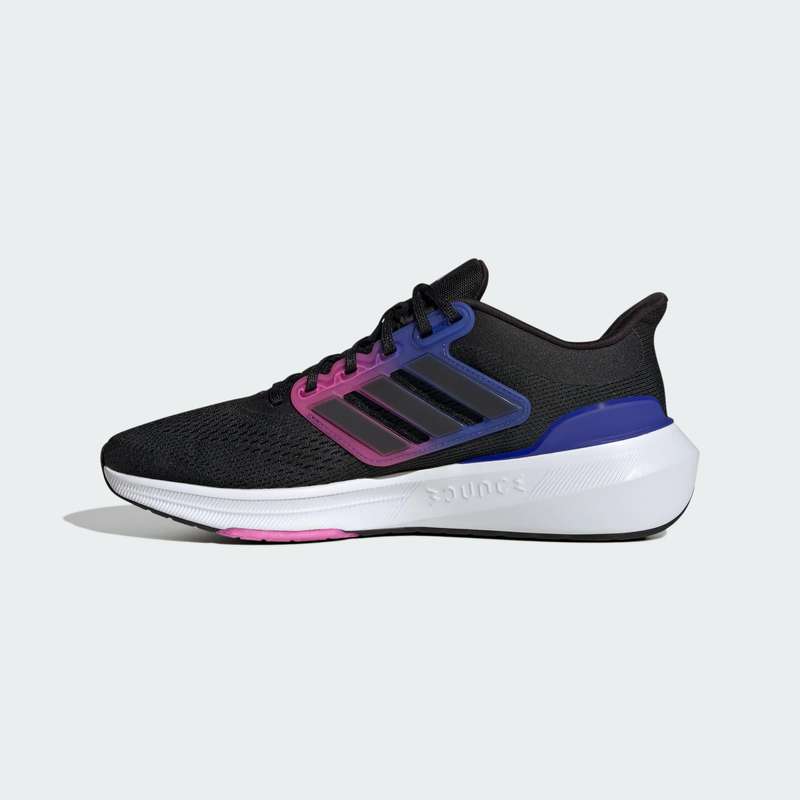 adidas Men`s Ultrabounce Core Black/ Core Black/ Lucid Blue HQ1476 Size UK 10.5 (SA 10.5)