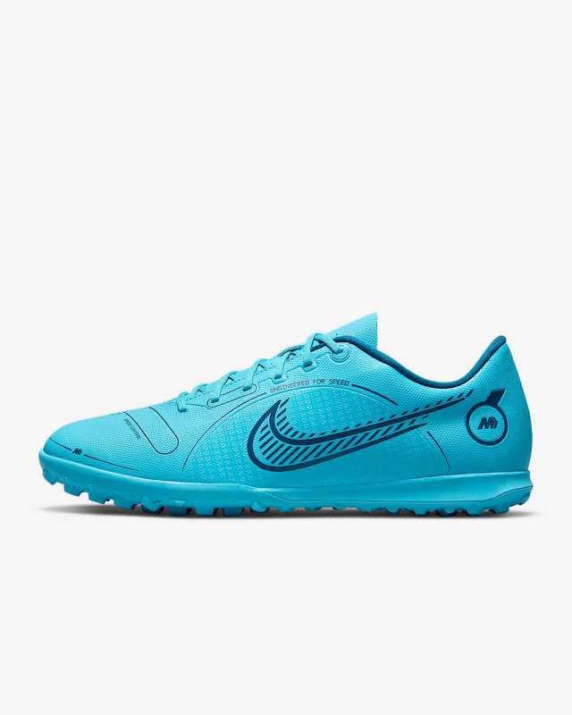 Nike Men`s Mercurial Vapor 14 Club TF Chlorine/ Laser Orange DJ2908 484 Size UK 9/10.5 (SA 9/10)