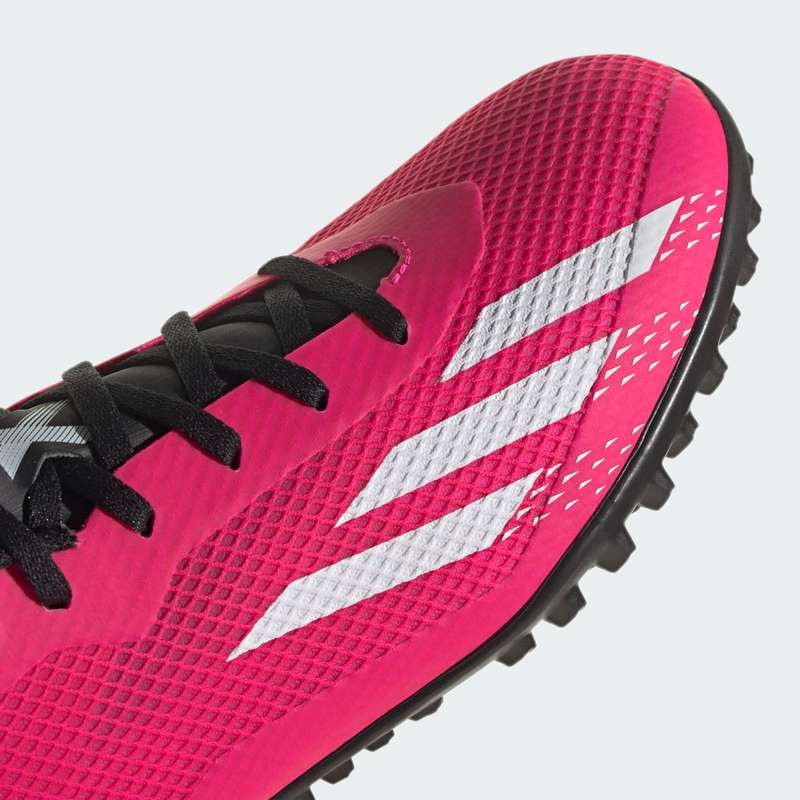 adidas Men's X Speedportal.4 Turf Boots Team Shock Pink 2 / Cloud White GZ2445 Size UK 9.5 (SA 9.5)