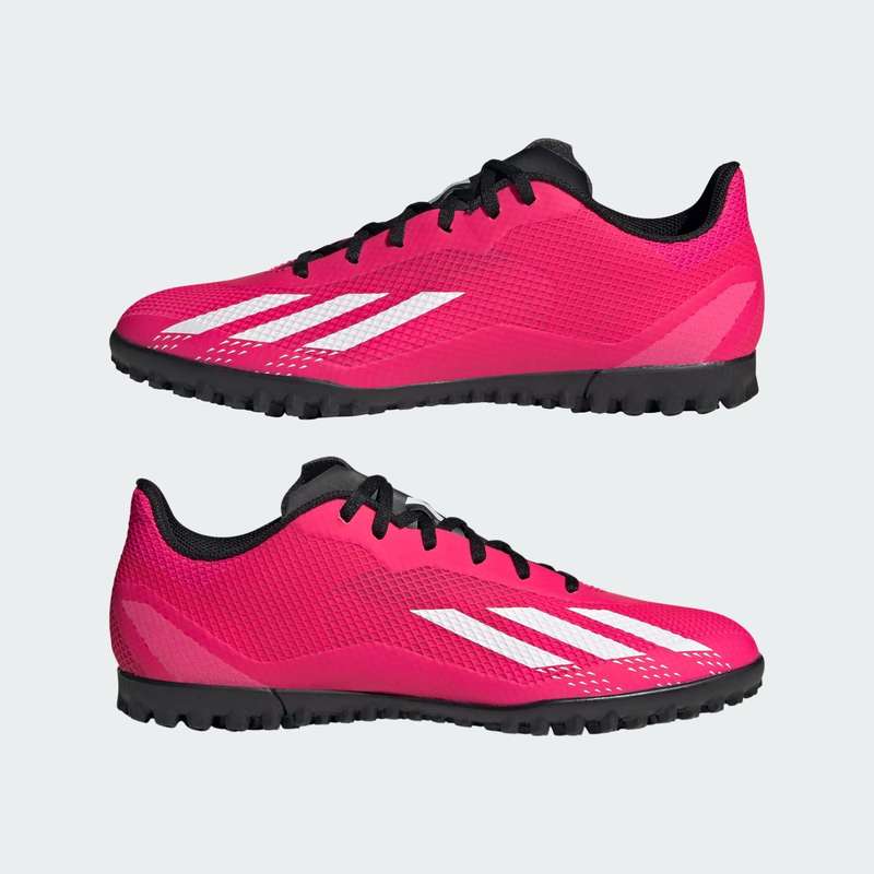 adidas Men's X Speedportal.4 Turf Boots Team Shock Pink 2 / Cloud White GZ2445 Size UK 9.5 (SA 9.5)