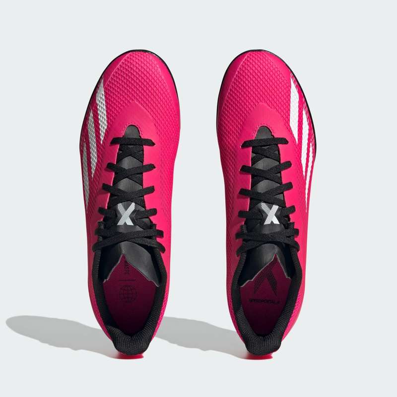 adidas Men's X Speedportal.4 Turf Boots Team Shock Pink 2 / Cloud White GZ2445 Size UK 9.5 (SA 9.5)