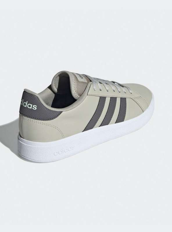 adidas Men`s Grand Court Base 2.0 Beige/ White ID3026 Size UK 10 (SA 10)
