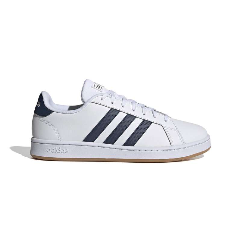 adidas Men`s Grand Court Trainers Cloud White/ Crew Navy FY8209 Size UK 11 (SA 11)