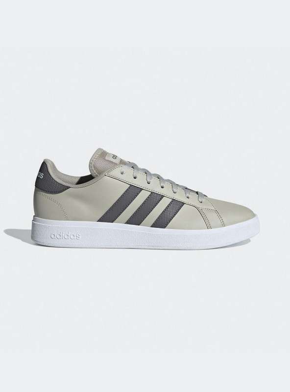 adidas Men`s Grand Court Base 2.0 Beige/ White ID3026 Size UK 10 (SA 10)