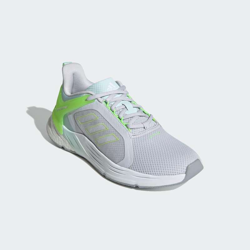 adidas Women's Response Super 2.0 Dash Grey / Cloud White / Signal Green H02020 Size UK 5 (SA 5)