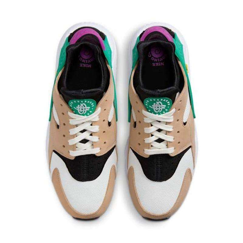 Nike Men`s Air Huarache PREMIUM Sail/Black/White/Hemp DV0486 100 Size UK 10 (SA 10)