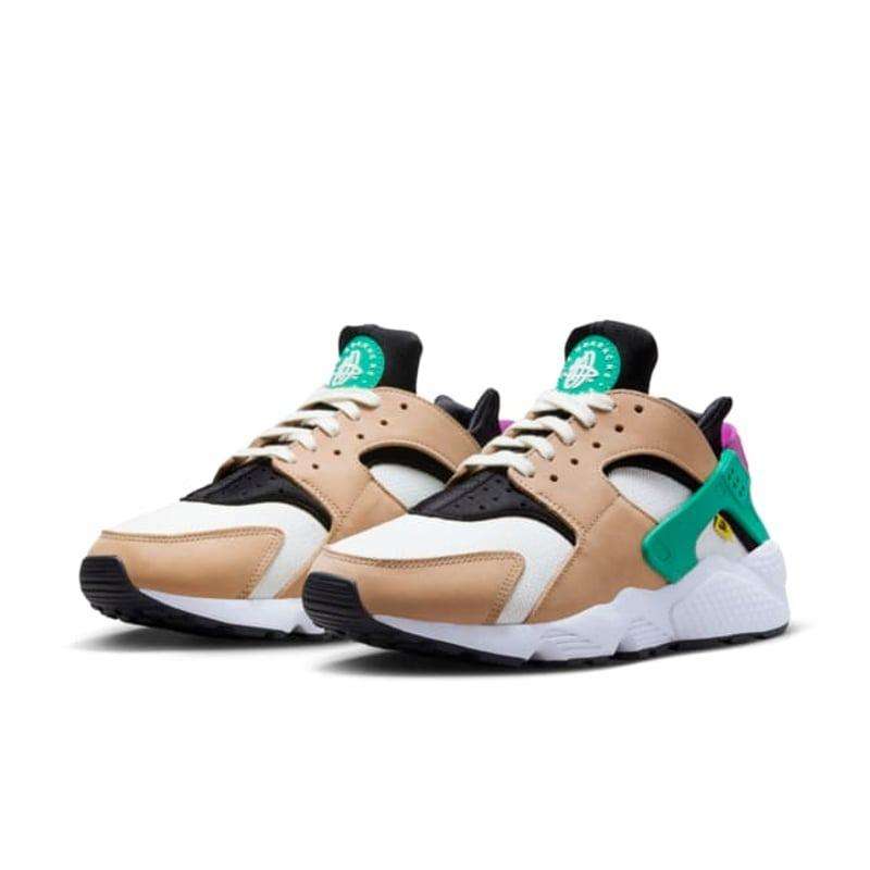 Nike Men`s Air Huarache PREMIUM Sail/Black/White/Hemp DV0486 100 Size UK 10 (SA 10)