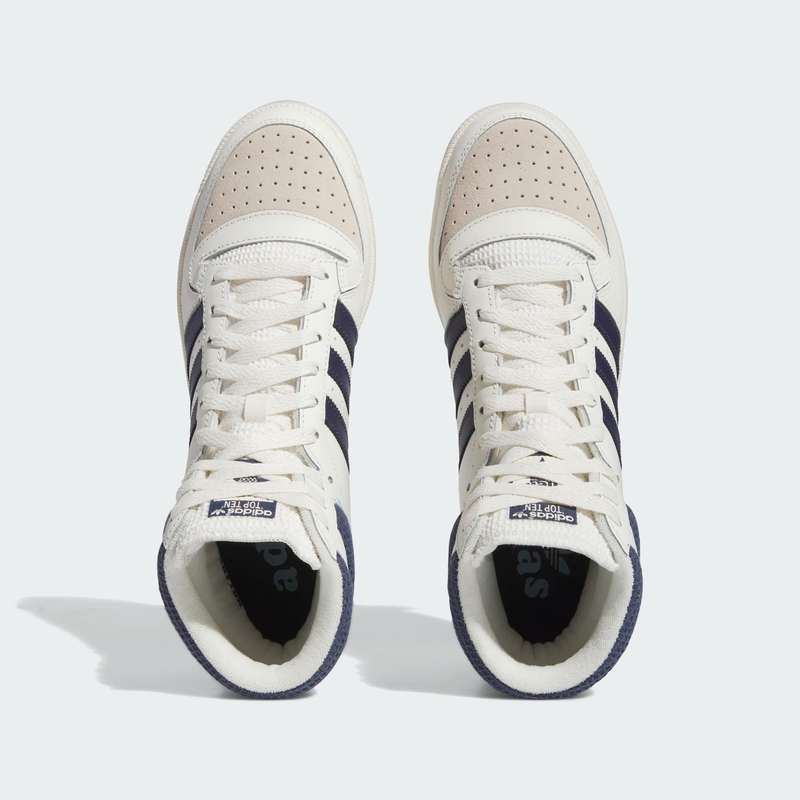 adidas Men's Top Ten RB Cloud White/ Shadow Navy/ Clear Sky IE7242 Size UK 9 (SA 9)