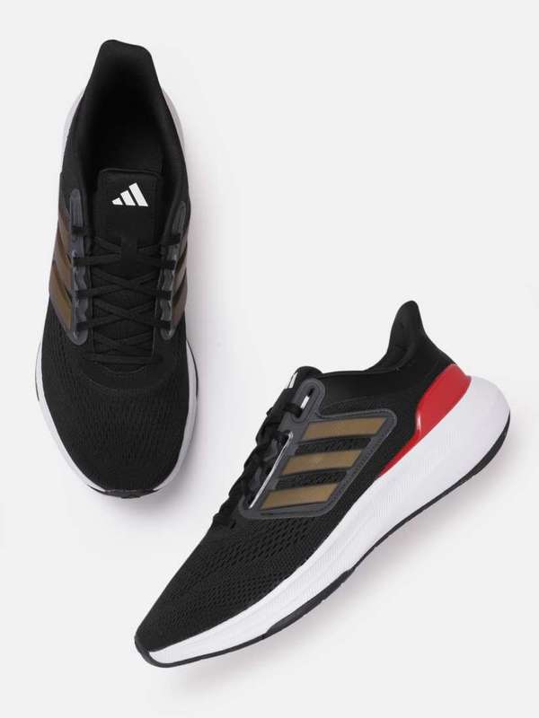 adidas Men`s RUNFALCON Black/ White/ Red ID2252 Size UK 9.5/10 (SA 9.5/10)