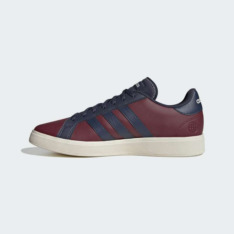 adidas Men`s Grand Court Base 2.0 Shadow Red / Shadow Navy / Off White ID4458 Size UK 11 (SA 11)