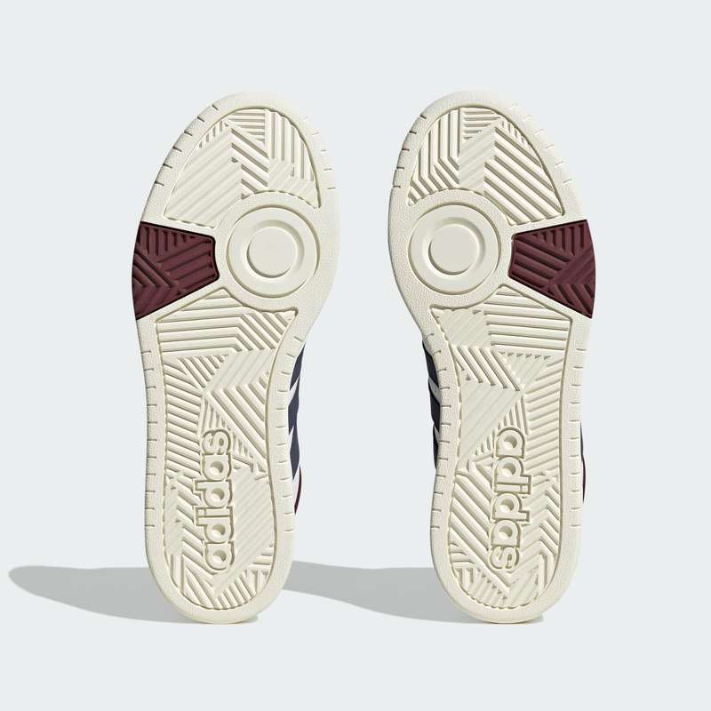 adidas Men`s Hoops 3.0 Mid Classic Vintage White/ Navy/ Shadow Red HP7895 Size UK 11 (SA 11)