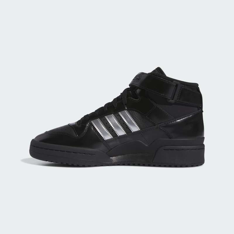 adidas Men`s Forum 84 Mid x Heitor Core Black/ Silver Metallic ID2824 Size UK 10 (SA 10)