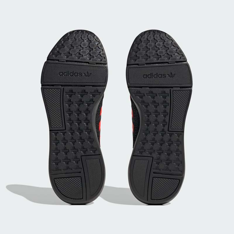 adidas Men`s Swift Run 22 Core Black / Solar Red / Grey Five HP2825 Size UK 10 (SA 10)