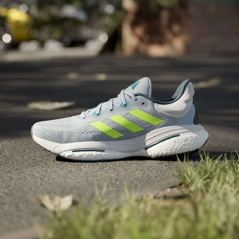 adidas Men`s SOLARGLIDE 6 Wonder Blue/ Lucid Lemon/ Arctic Night IE6799 Size UK 9 (SA 9)