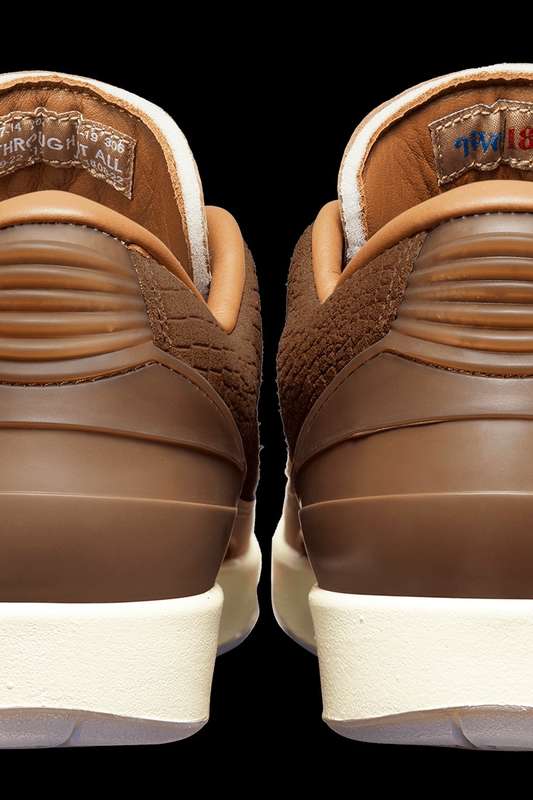 Nike Men`s Jordan 2 Retro Low Two 18 Rocky Tan/ British Tan DV7129 222 Size UK 10 (SA 10)