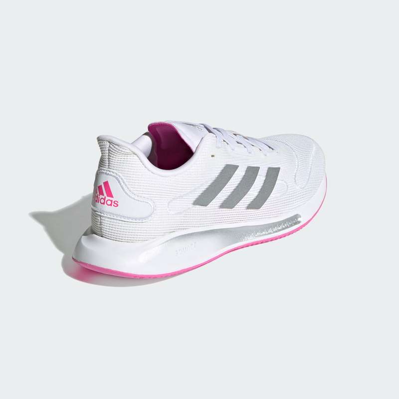 adidas Galaxar Run Cloud White / Silver Metallic / Screaming Pink FX6880 Size UK 6 (SA 6)