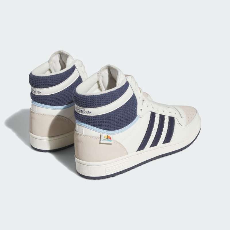 adidas Men's Top Ten RB Cloud White/ Shadow Navy/ Clear Sky IE7242 Size UK 9 (SA 9)