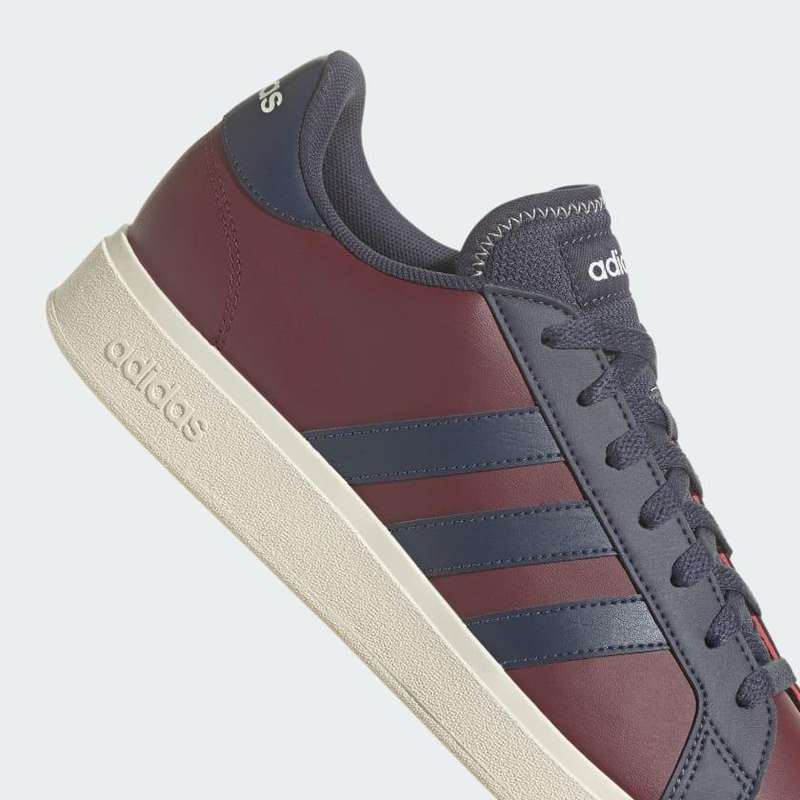 adidas Men`s Grand Court Base 2.0 Shadow Red / Shadow Navy / Off White ID4458 Size UK 11 (SA 11)