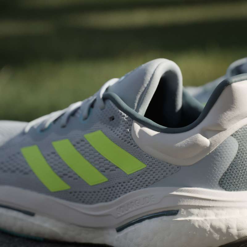 adidas Men`s SOLARGLIDE 6 Wonder Blue/ Lucid Lemon/ Arctic Night IE6799 Size UK 9 (SA 9)