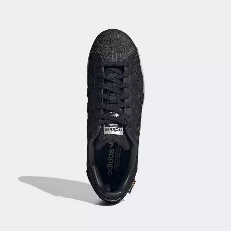 adidas Men`s SUPERSTAR Core Black/ Grey Two/ Gold Metallic GZ1601 Size UK 11.5 (SA 11.5)