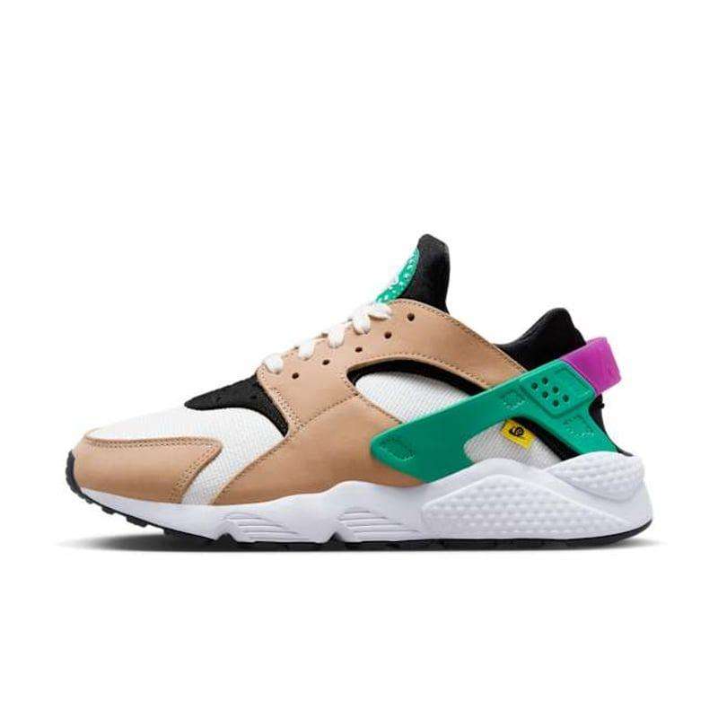 Nike Men`s Air Huarache PREMIUM Sail/Black/White/Hemp DV0486 100 Size UK 10 (SA 10)