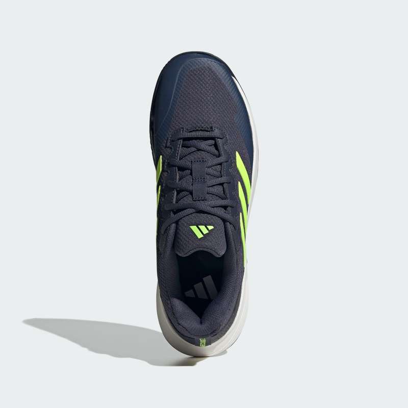 adidas Men`s GameCourt 2.0 Shadow Navy/ Lucid Lemon/ White IE0854 Size UK 11 (SA 11)