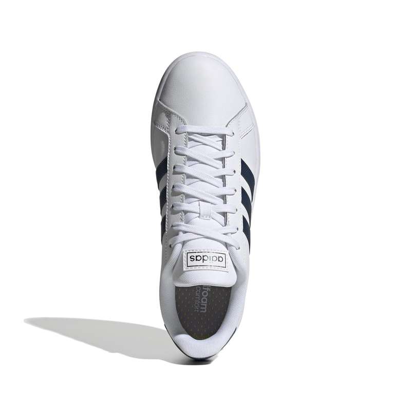 adidas Men`s Grand Court Trainers Cloud White/ Crew Navy FY8209 Size UK 11 (SA 11)