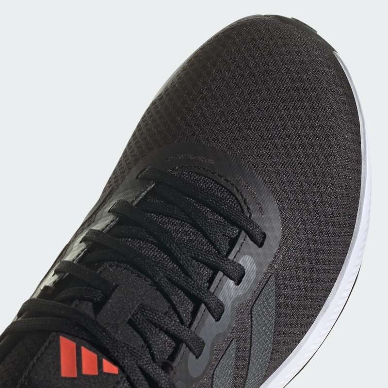adidas Men`s Runfalcon 3.0 Core Black/ Carbon/ Solar Red HP7550 Size UK 11 (SA 11)