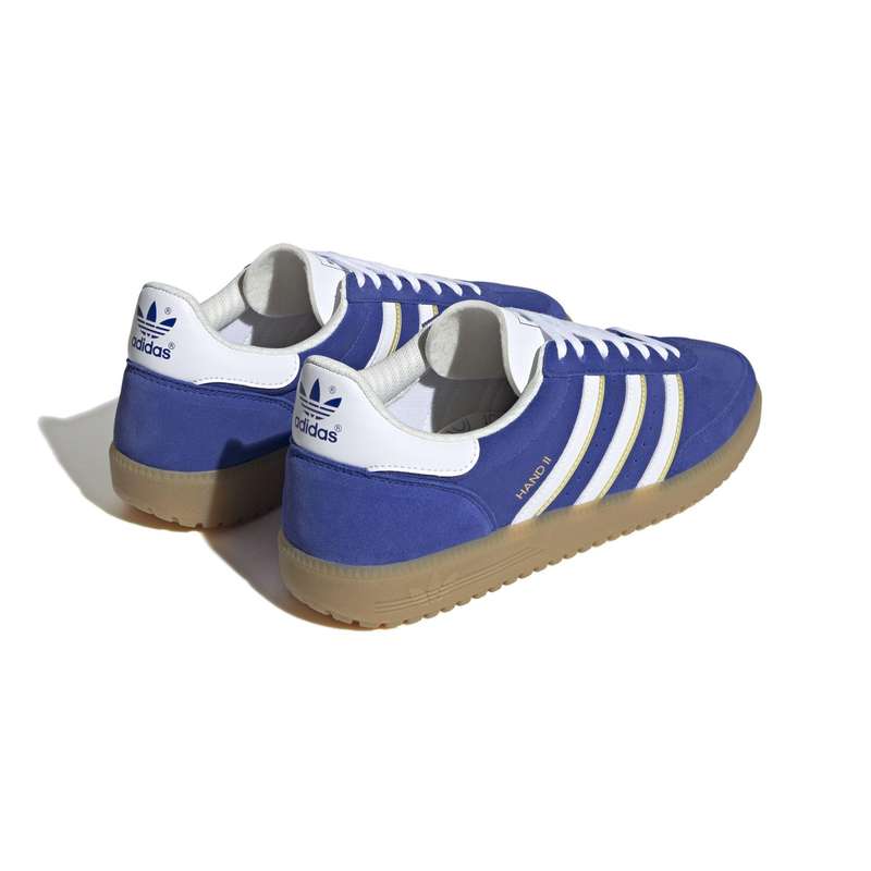 adidas Men`s HAND 2 Semi Lucid Blue/ White/ Mate Gold ID2115 Size UK 10.5 (SA 10.5)
