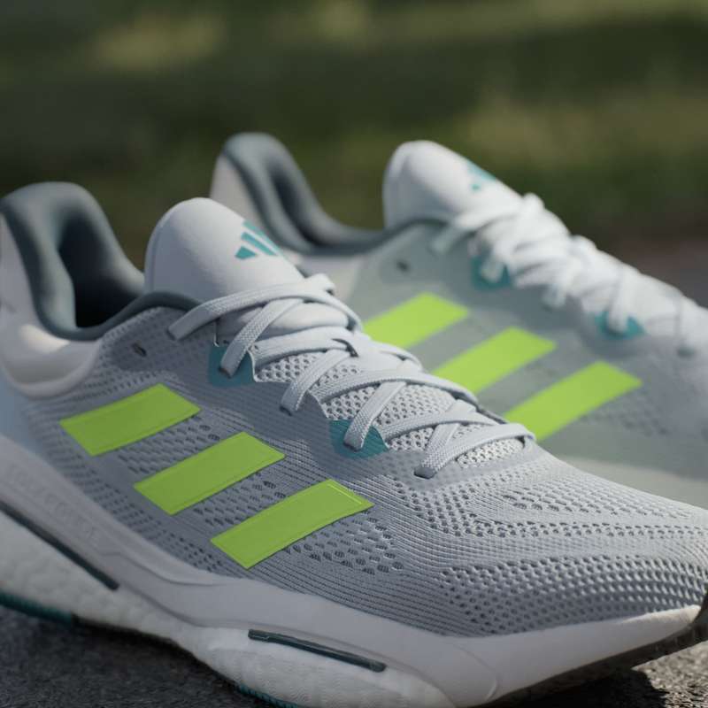 adidas Men`s SOLARGLIDE 6 Wonder Blue/ Lucid Lemon/ Arctic Night IE6799 Size UK 9 (SA 9)