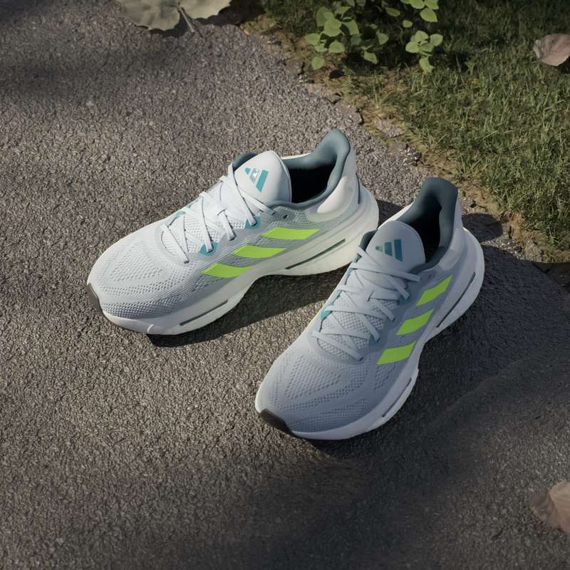 adidas Men`s SOLARGLIDE 6 Wonder Blue/ Lucid Lemon/ Arctic Night IE6799 Size UK 9 (SA 9)