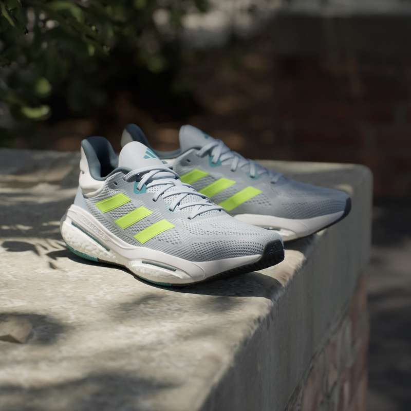 adidas Men`s SOLARGLIDE 6 Wonder Blue/ Lucid Lemon/ Arctic Night IE6799 Size UK 9 (SA 9)