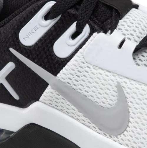 Nike Men`s Air Max Alpha Trainer 4 White/ Wolf Grey Black CW3396 100 Size UK 7/8 (SA 7/8)
