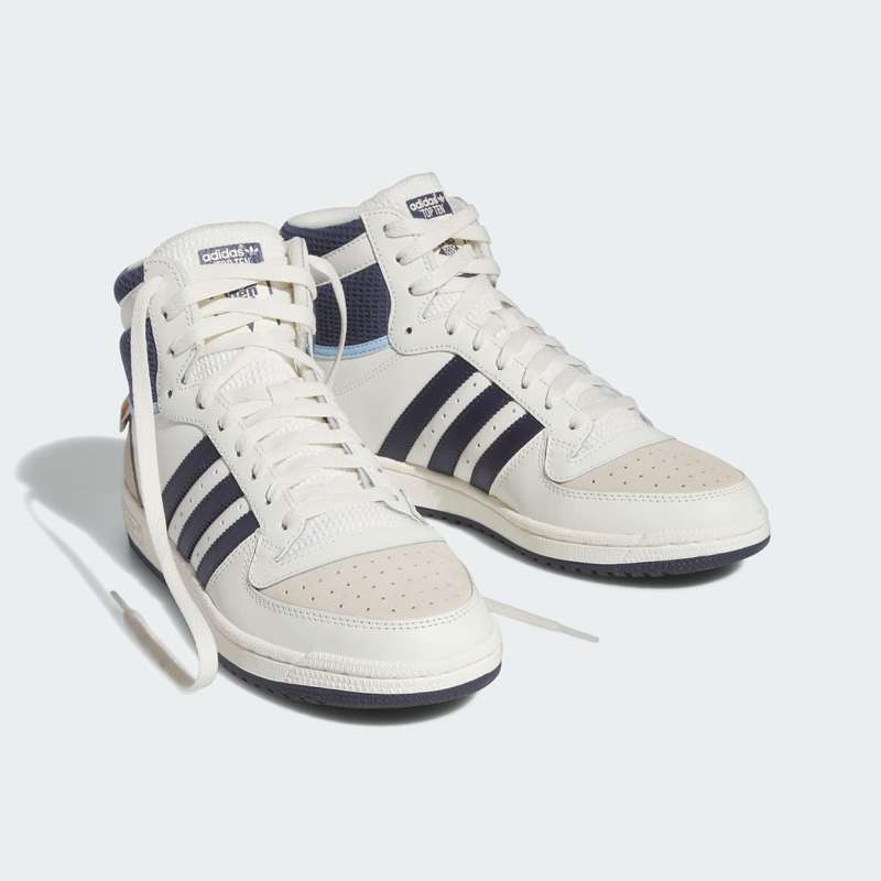 adidas Men's Top Ten RB Cloud White/ Shadow Navy/ Clear Sky IE7242 Size UK 9 (SA 9)